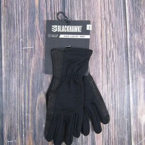 BLACKHAWK! Aviator Flight Ops Nomex Gloves Small Black FR Goatskin Leather